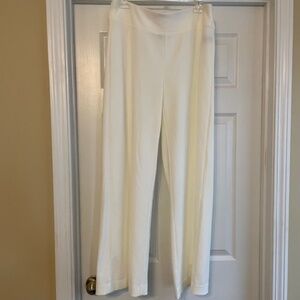 Beyond Travel High-Rise Palazzo Pant - Color Ivory Coast
